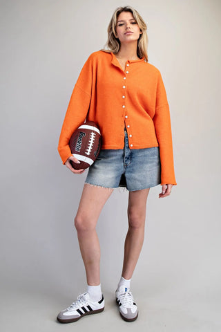 Kelly Rolled Edge Cardigan