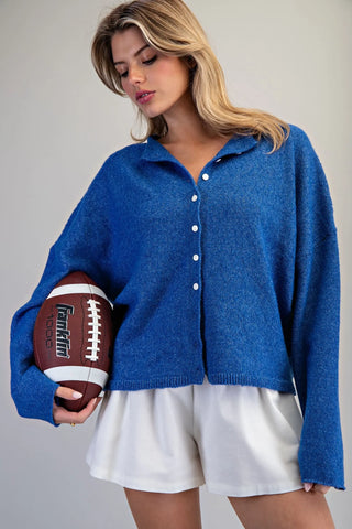 Kelly Rolled Edge Cardigan