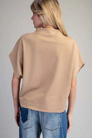 Callie Mock Neck Top