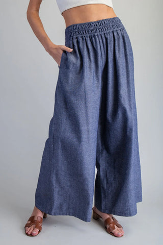 Perry Pinstripe Linen Pants