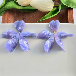 Jasmine Earrings - Lavender Haze