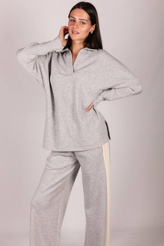 Butter Modal Collared Long Sleeve Top