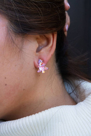 Christmas Tree Studs // Holiday Earrings