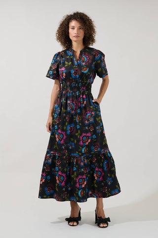 Belraj Poplin Maxi Dress Duna Floral