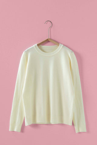 Varsity Crewneck Knit Pullover