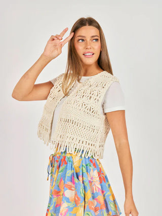 Matilda Crochet Vest