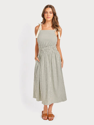 The See Me Stripe Midi Dress