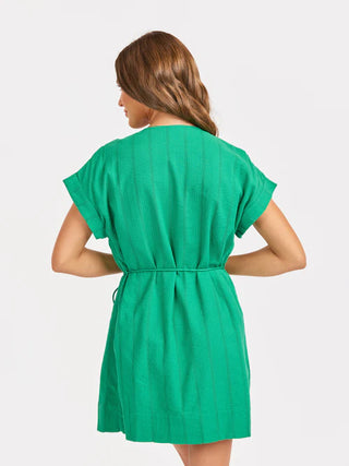 Radiate Pintuck Mini Dress