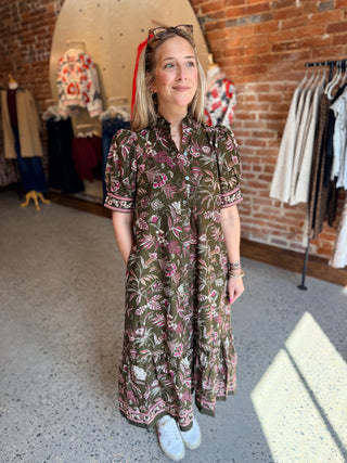 Olive Midi Dress