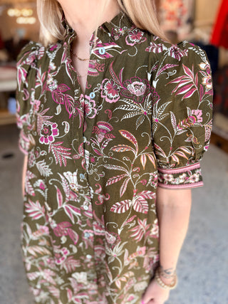 Olive Midi Dress