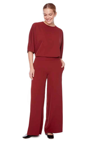 Wide Leg Vegan Silk Pants