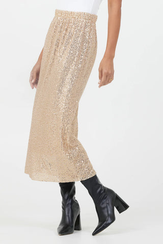 Kadie Sequin Long Skirt