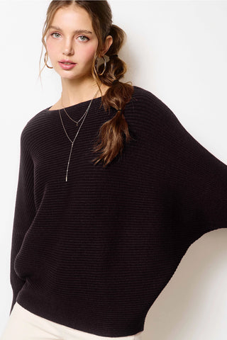 Slouchy Boat Neck Sweater