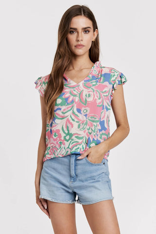 Zosia Blush Blossom Blouse