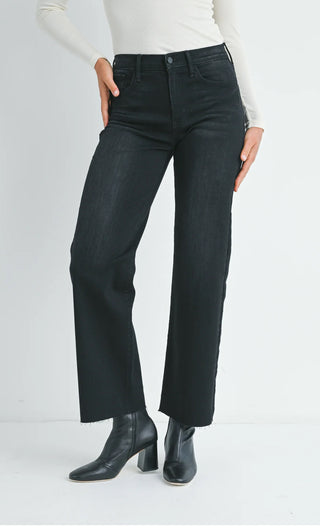Slim Palazzo Scissor Cut Denim