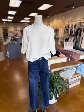 Half Sleeve Sweater Top