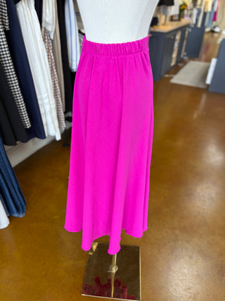 Victoria Bias Seam Midi Skirt