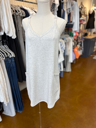 Addie Scuba Romper Mini Dress