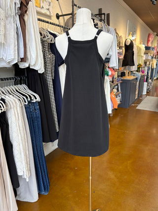 Addie Scuba Romper Mini Dress