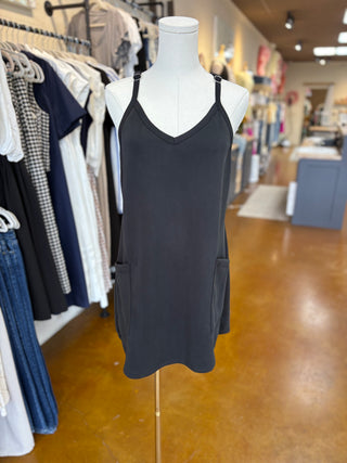 Addie Scuba Romper Mini Dress