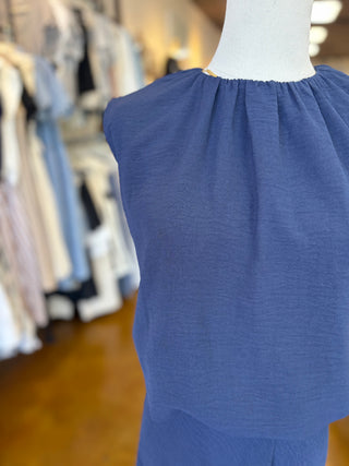 Nicole Bubble Hem Blouse