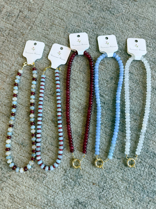 Beaded Patriotic Necklace