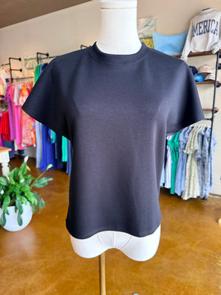 Flared Sleeve Scuba Top