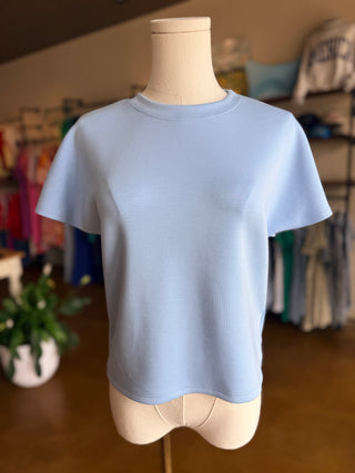 Flared Sleeve Scuba Top