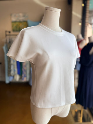 Flared Sleeve Scuba Top