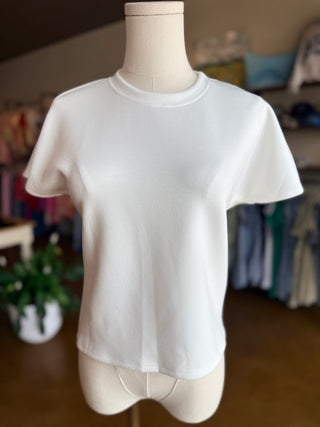 Flared Sleeve Scuba Top