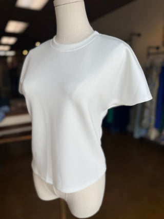 Flared Sleeve Scuba Top