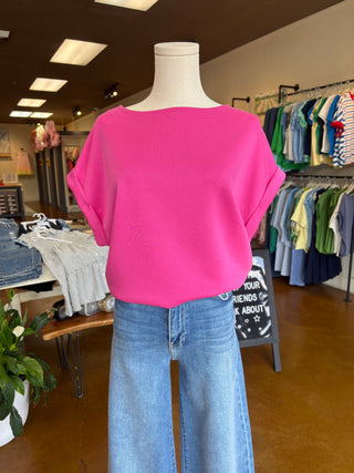 Boat Neck Scuba Top