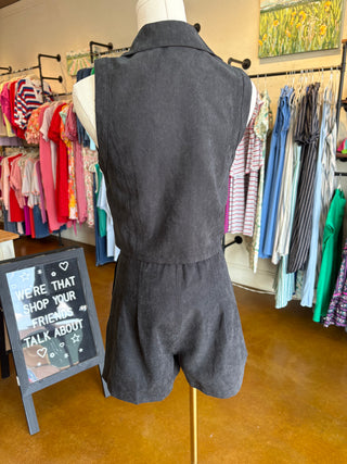 Jackie Suede Vest
