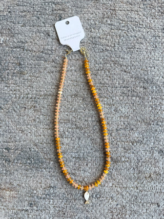 Beaded Charm Necklace