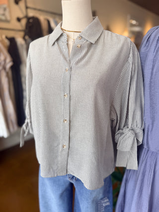 Nati Tie Sleeve Blouse