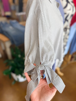 Nati Tie Sleeve Blouse