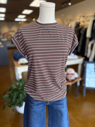 Striped Brown T-Shirt