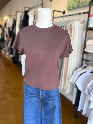 Flared Sleeve Scuba Top