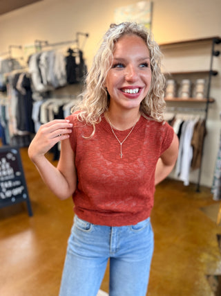 Rustic Sweater Vest