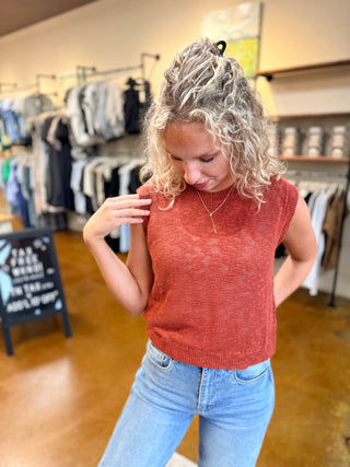 Rustic Sweater Vest
