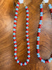 Powder Blue / Red