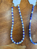 Royal Blue and White