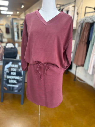 Scuba V-Neck Top w/Skirt