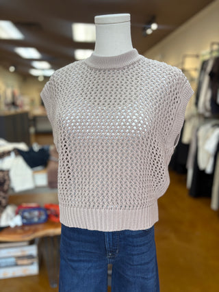 Crochet Knit Top