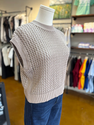 Crochet Knit Top