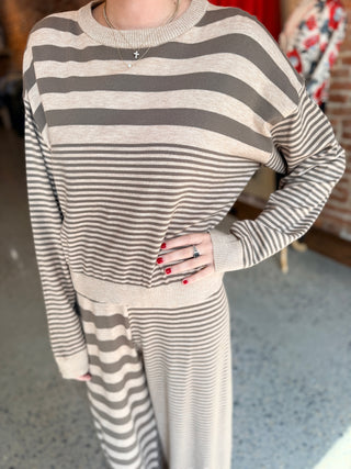 Multi Stripe Sweater Pant