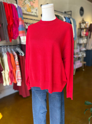 Loose-Fit Crewneck Sweater