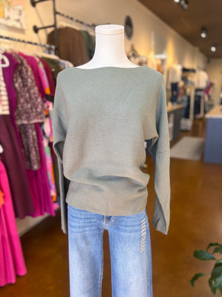 Boatneck Dolman Sweater