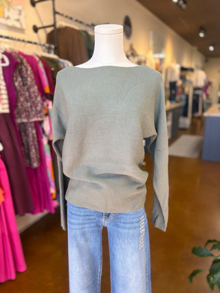 Boatneck Dolman Sweater