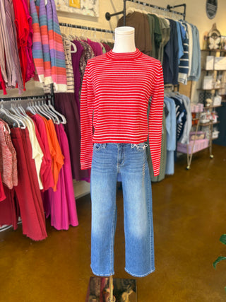 Striped Crewneck Sweater